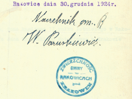 (Archiwum Narodowe w Krakowie, sygn. PUZKr 57, nlb.)