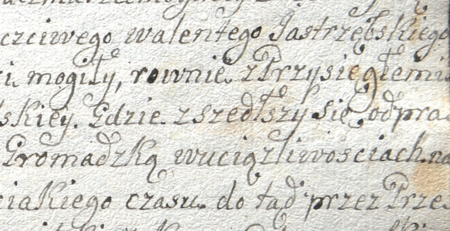 (Archiwum Opactwa Cystersów w Mogile, sygn. rkps 137, s. 89)