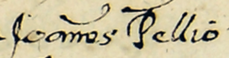 Z księgi miejskiej Kazimierza zawierającej indeks rzeczowy wpisów do kazimierskich ksiąg radzieckich za lata 1530–1603:
fragment kopii wpisu elekcji rady urzędującej na rok 1531; wśród powołanych Jan kuśnierz – zbliżenie zapisu imienia
(Archiwum Narodowe w Krakowie, sygn. K 176, s. 197)