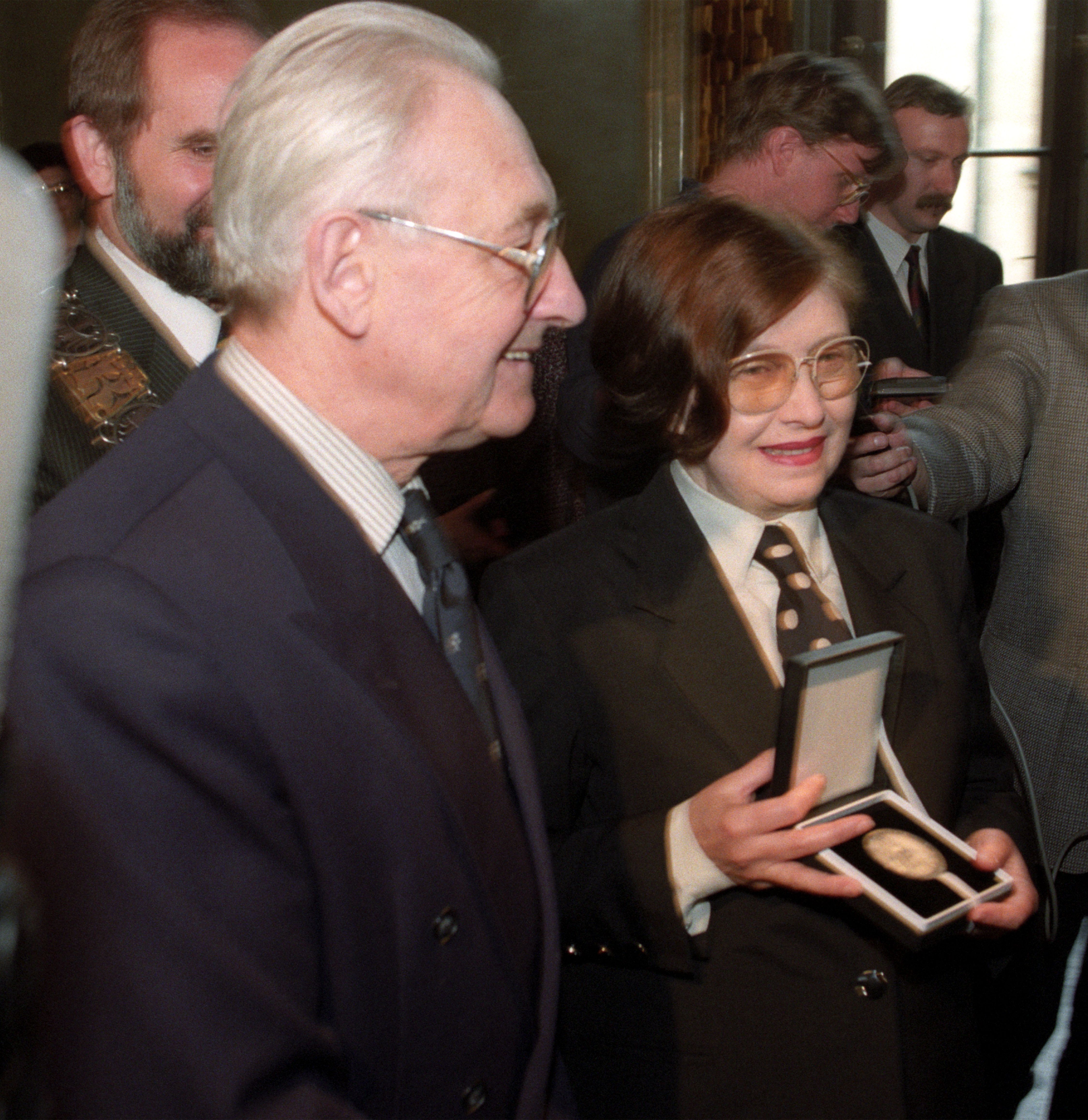 Andrzej Wajda i  Krystyna Zachwatowicz-Wajda
