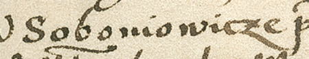 Dokument wystawiony w 1568 roku w miejscu granicznym, mocą którego podkomorzy krakowski Stanisław Czikowski przeprowadził
rozgraniczenie pomiędzy wsiami: Gołkowice (Golikowice) – należące do Stanisława Zabawskiego, Strzałkowice – należące do Mikołaja,
Sebastiana i Krzysztofa Czarnockich oraz Jakuba Dembińskiego i jego synów i córek: Sebastiana, Wacława, Piotra, Stanisława, Anny i Zofii,
oraz Soboniowice – należące do wspomnianych Czarnockich i Jana Soboniowskiego – oraz powiększenie zapisu nazwy wsi „Soboniowice”
(Zakład Narodowy im. Ossolińskich we Wrocławiu, sygn. perg. BO nr 519)