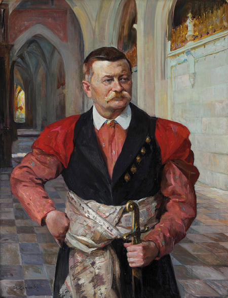 Portret Feliksa Szlachtowskiego pędzla Stanisława Żarneckiego (Urząd Miasta Krakowa, nr inw. OU/20/257/08)