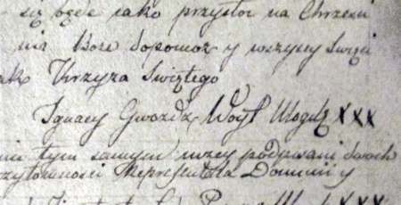 (Archiwum Opactwa Cystersów w Mogile, sygn. rkps 139, s. 105)