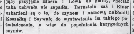 („Nowa Reforma”, 1905, nr 216, z dn. 22.09., s. 2)