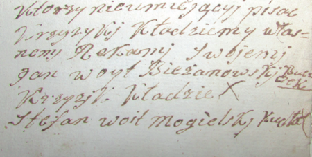 (Archiwum Opactwa Cystersów w Mogile, sygn. rkps 151, s. 85)