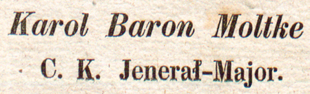 Podpis pod obwieszczeniem z 27 kwietnia 1848 roku o podpisaniu kapitulacji miasta (Biblioteka Jagiellońska, sygn. 224768 IV C Rara, nr 4)